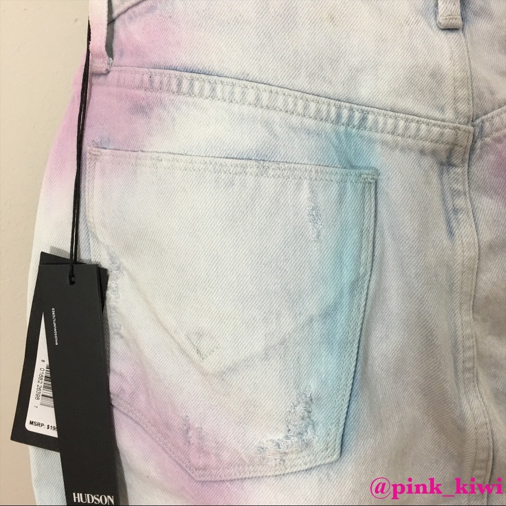 Hudson Jeans The Viper Tie Dye Mini Skirt - Picture 7 of 9